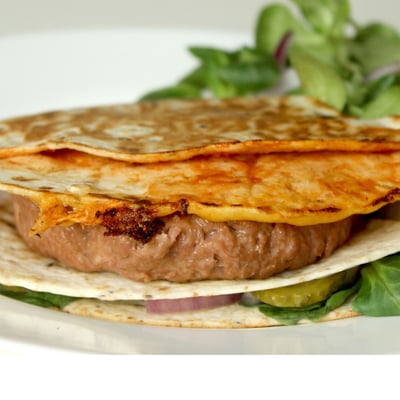 Burger tortilla