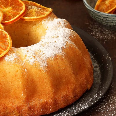 Glutén- és laktózmentes narancsos kuglóf
