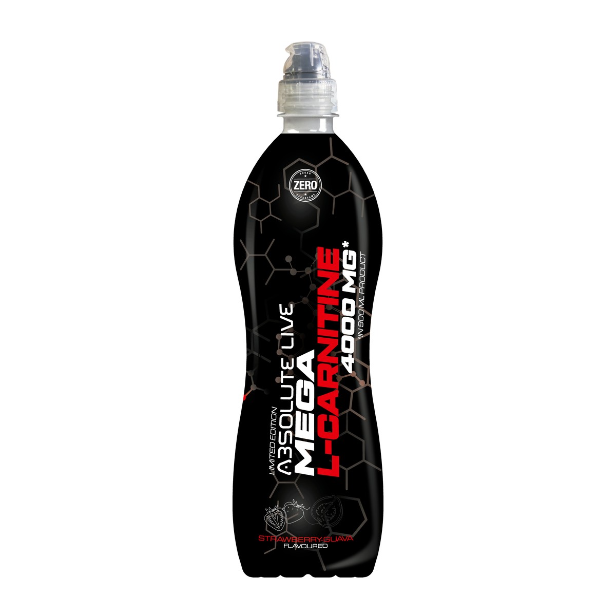 Absolute Live Mega L-carnitine Strawberry- guava 900 ml