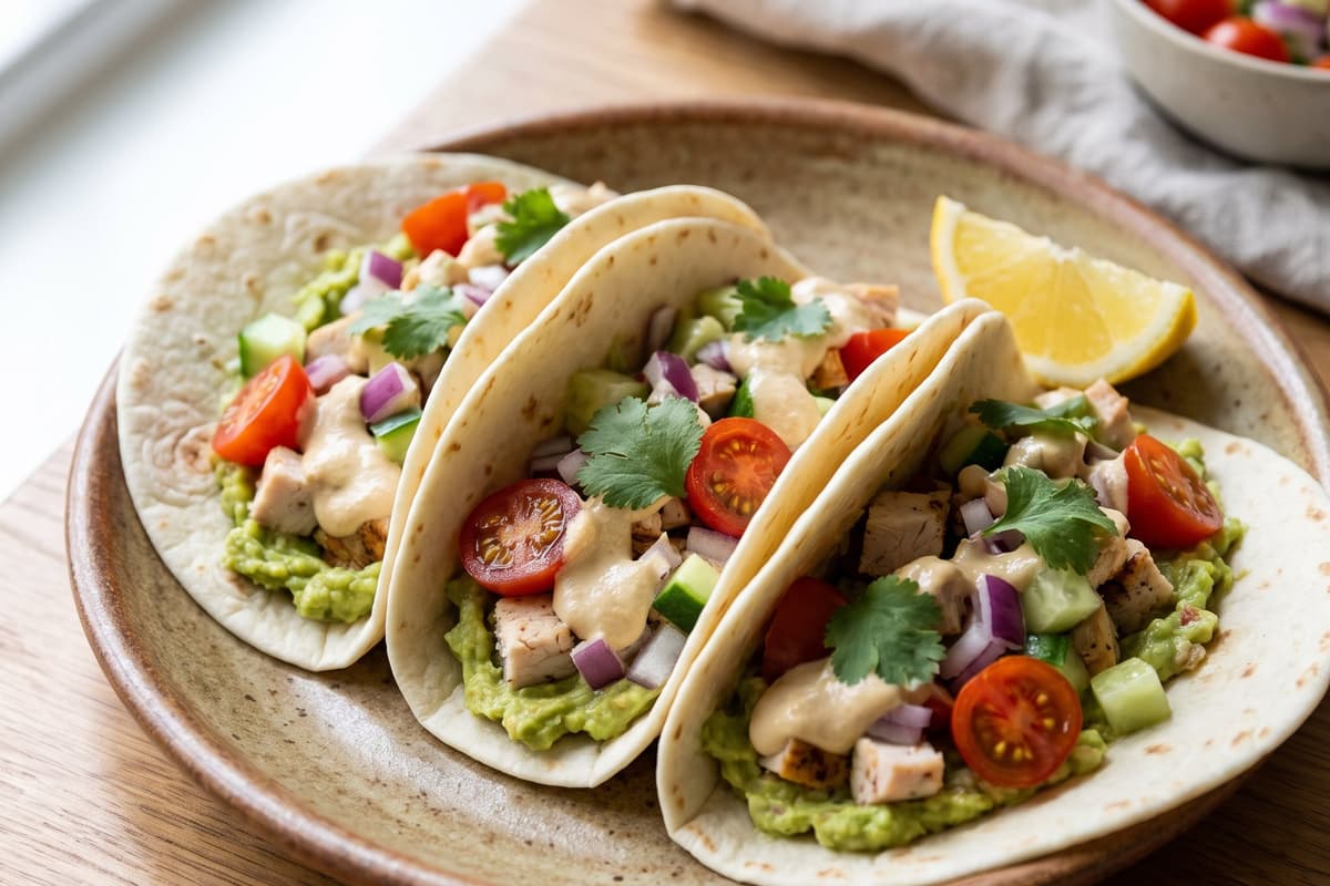 Zöldséges taco
