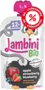 Lambini BIO Demeter Alma Áfonyával és Eperrel gyümölcspüré 12 hónapos kortól