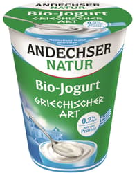 Andechser BIO Low-fat Greek Yoghurt 0,2% with Extra Protein
