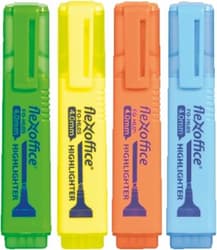 Highlighter, 1-4 mm, FLEXOFFICE, "HL05", 4 colour