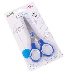 Scissors, kids, 13 cm, COOL BY VICTORIA, blue