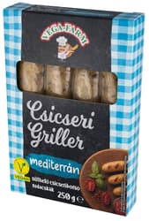 Vega-Farm Csicseri Griller Mediterranean Style Vegan Sausages