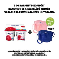 Danone Málna ízű, élőflórás, zsírszegény joghurt (4x125g)