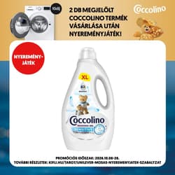 Coccolino Sensitive mosószer érzékeny bőrre, 63 mosás, 2. 52 l