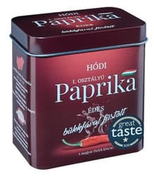 Hódi I. osztályú füstölt édes fűszerpaprika fémdobozban