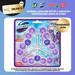 DOMESTOS Power5 Toilet Freshener Block, Lavender, 3x50g