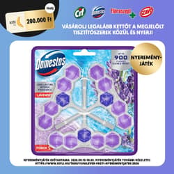Domestos Power5 Levendula illatú WC illatosító blokk, 3x50 g