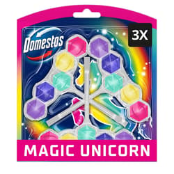Domestos Power5 Magic Unicorn WC illatosító blokk, 3x50 g