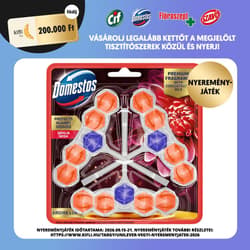 DOMESTOS Aroma Lux Toilet Freshener Block, Dahlia Wish, with concentrated essential oils, 3x50g