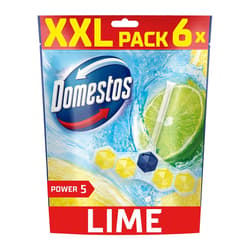 Domestos Power5 Lime WC illatosító blokk, 6x50 g