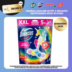 Domestos Power5 Magic Unicorn WC illatosító blokk, 5x50 g