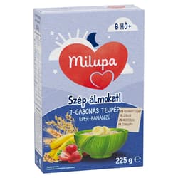 Milupa Szép álmokat! 7 gabonás tejpép eper - banánízű 8 hó+