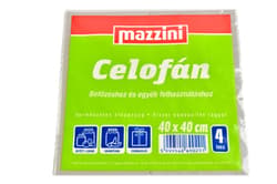 Mazzini Cellophane 4 sheets 40x40 cm