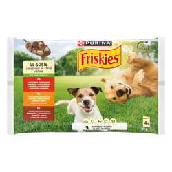 Friskies Wet Dog Food with Sauce (4x85g)
