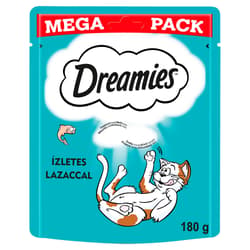 Dreamies jutalomfalat macskák számára lazaccal