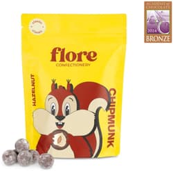 Flore Confectionery Squirrel Dragee: Hazelnut, milk and dark chocolate dragee