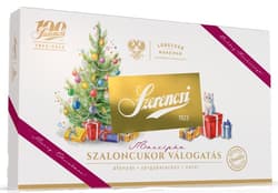 Szerencsi Marzipan Christmas praline selection: cranberry, apricot, classic