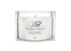 Yankee Candle gyertya - kis üvegben Puha takaró illatú