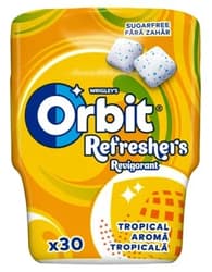 Orbit Refreshers Bottle Tropical cukormentes rágógumi édesítőszerrel