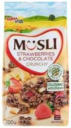 Bona Vita crunchy muesli with strawberries and white chocolate