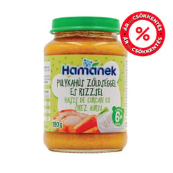 Hamánek menü pulykahús zöldséggel és rizzsel 4 hónapos kortól