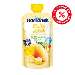 Hamánek dessert pear banana in sachet