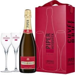 Piper-Heidsieck Cuvée Brut Flute Set (Díszdoboz + 2 pohár)