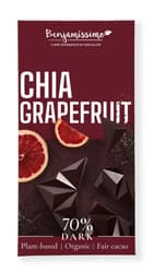 Benjamíssimo BIO Vegan Chia Grapefruit Dark Chocolate 70%