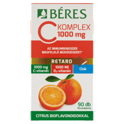 Béres C Complex 1000 mg C D3 Zn bioflavonoid film-coated tablets 90 pcs
