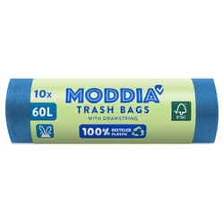 Moddia szemeteszsák zárószalaggal 60l sötétkék