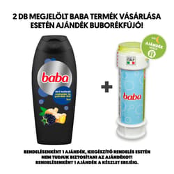 Baba 2in1 Vadszeder és gyömbér illatú férfi tusfürdő, 400 ml