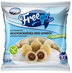 Freego Gluténmentes mogyorókrémes mini gombóc, gyorsfagyasztott