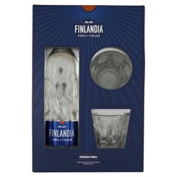 Finlandia vodka 40% 0,7 l díszdobozban ajándék pohárral