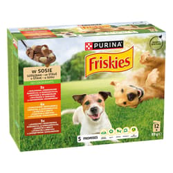 Friskies Wet Dog Food with Sauce (12x85g)