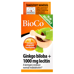 BioCo Ginkgo biloba + Lecitin lágyzselatin kapszula 90 db