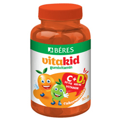 Béres Vitakid C+D3 gummy vitamin gummy tablets 90 pcs