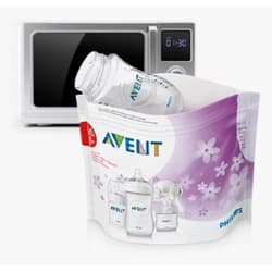 Avent microwave sterilizing bag 5x