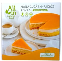 All in Natural Food maracujás mangós torta