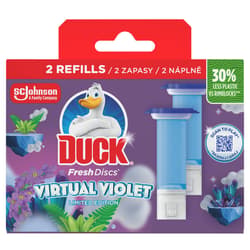 Duck® Fresh Discs® 2 darabos WC-öblítő korong utántöltő - Virtual Violet