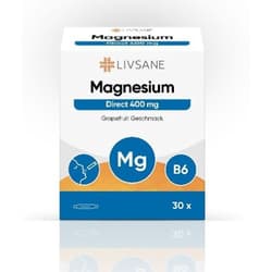 LIVSANE Direct magnézium 400mg por 30 db
