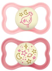 MAM Supreme Night pacifier DOUBLE 6+ months girl