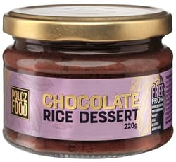 Chocolate rice dessert