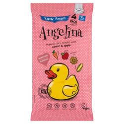 Corn snack with carrot and apple "Angelina" organic 4*15 g
