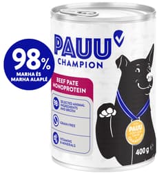 Pauu Champion Monoprotein pástétom marhahússal kutyáknak