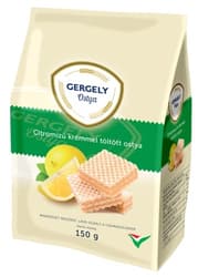 Citromízű krémmel töltött ostya