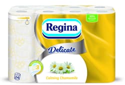 Regina Delicate Calming Chamomile 24 rolls toilet tissue