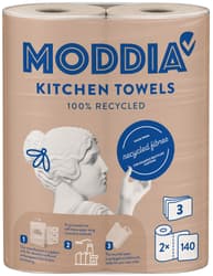 Moddia újrahasznosított konyhai papírtörlő 2 tekercs